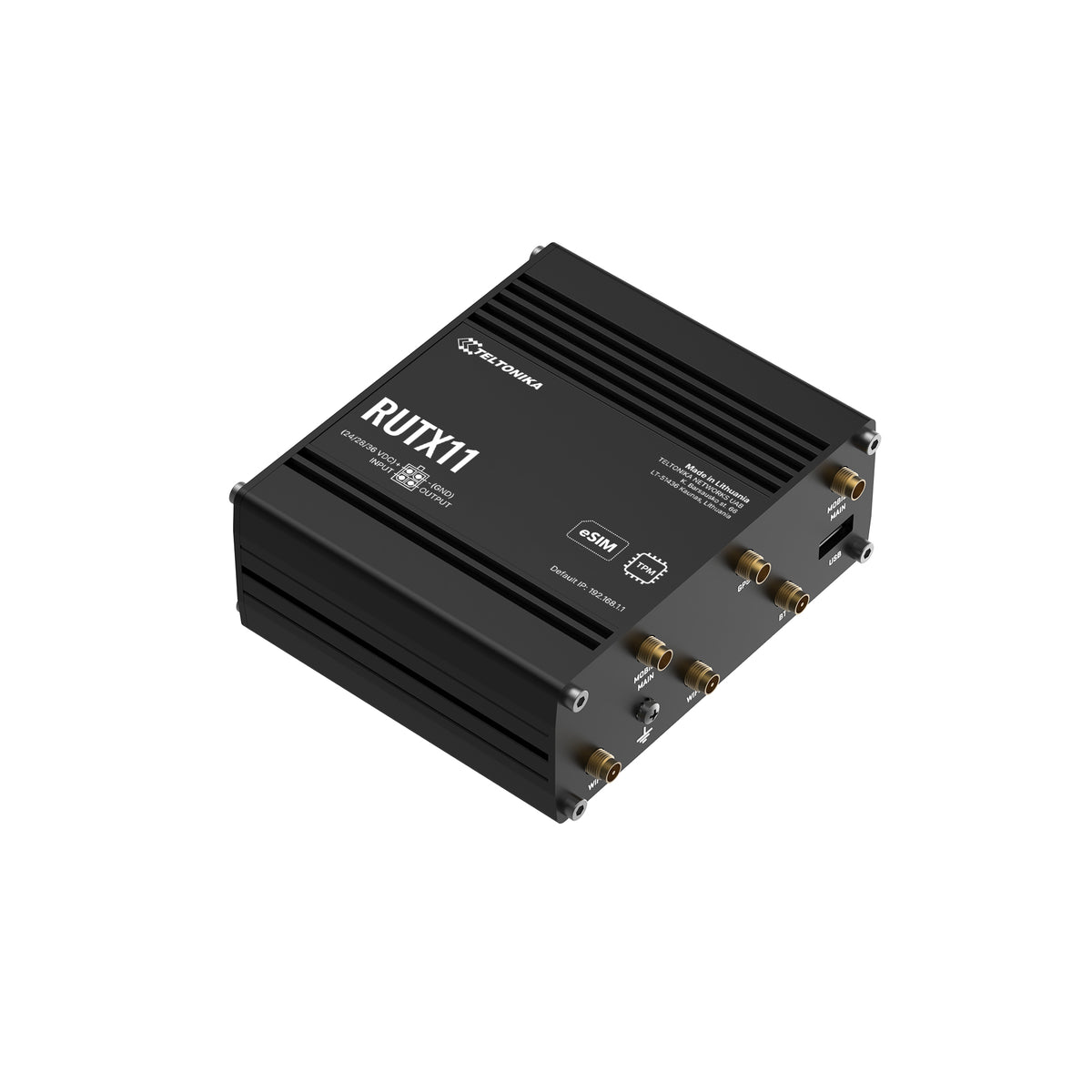 Teltonika RUTX11 4G/CAT6 Mission Critical Gateway Industrial Cellular Router