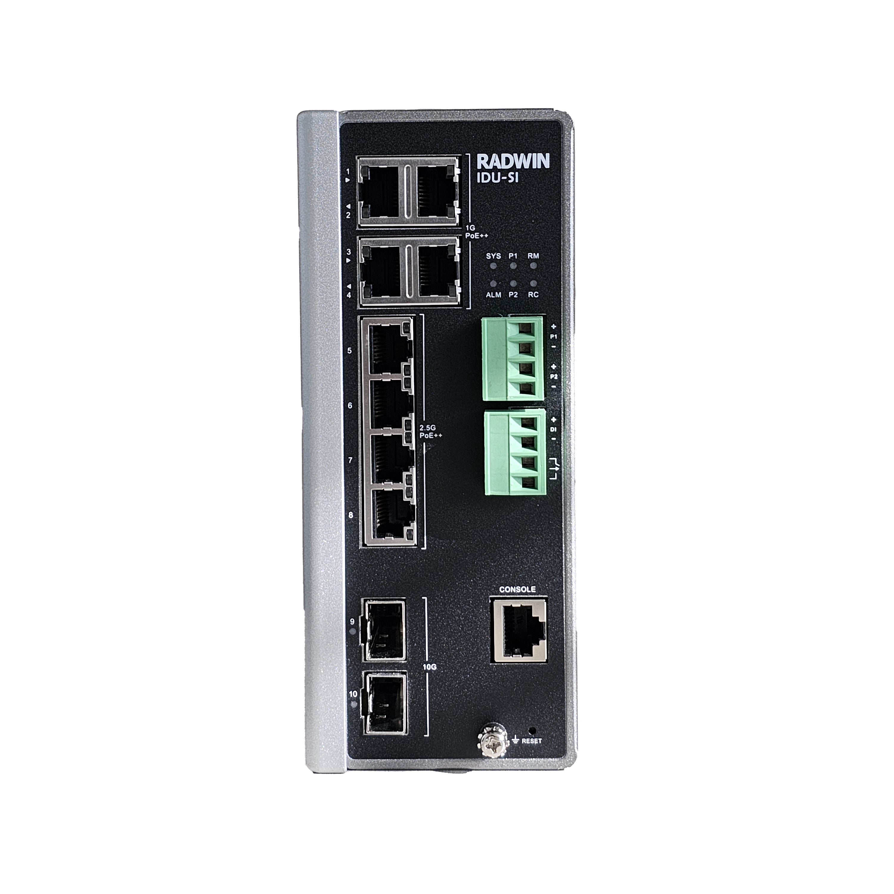 RADWIN IDU-SI L3 PoE++ Managed Switch 8 Ethernet and 2 SFP+ Ports