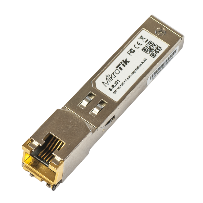 MikroTik SFP to RJ45 Copper Module
