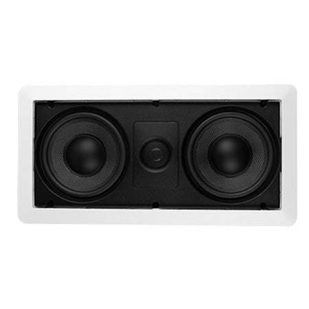 Saga Elite LCR Dual 5.25" In-Wall Center Channel Speaker with Black Kevlar Woven Cones - Single