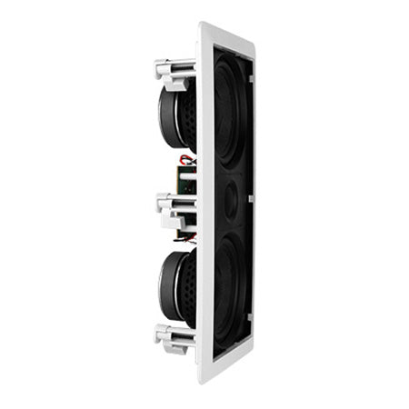 Saga Elite LCR Dual 5.25" In-Wall Center Channel Speaker with Black Kevlar Woven Cones - Single
