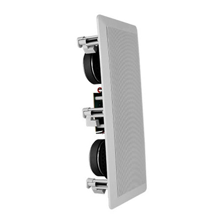 Saga Elite LCR Dual 5.25" In-Wall Center Channel Speaker with Black Kevlar Woven Cones - Single
