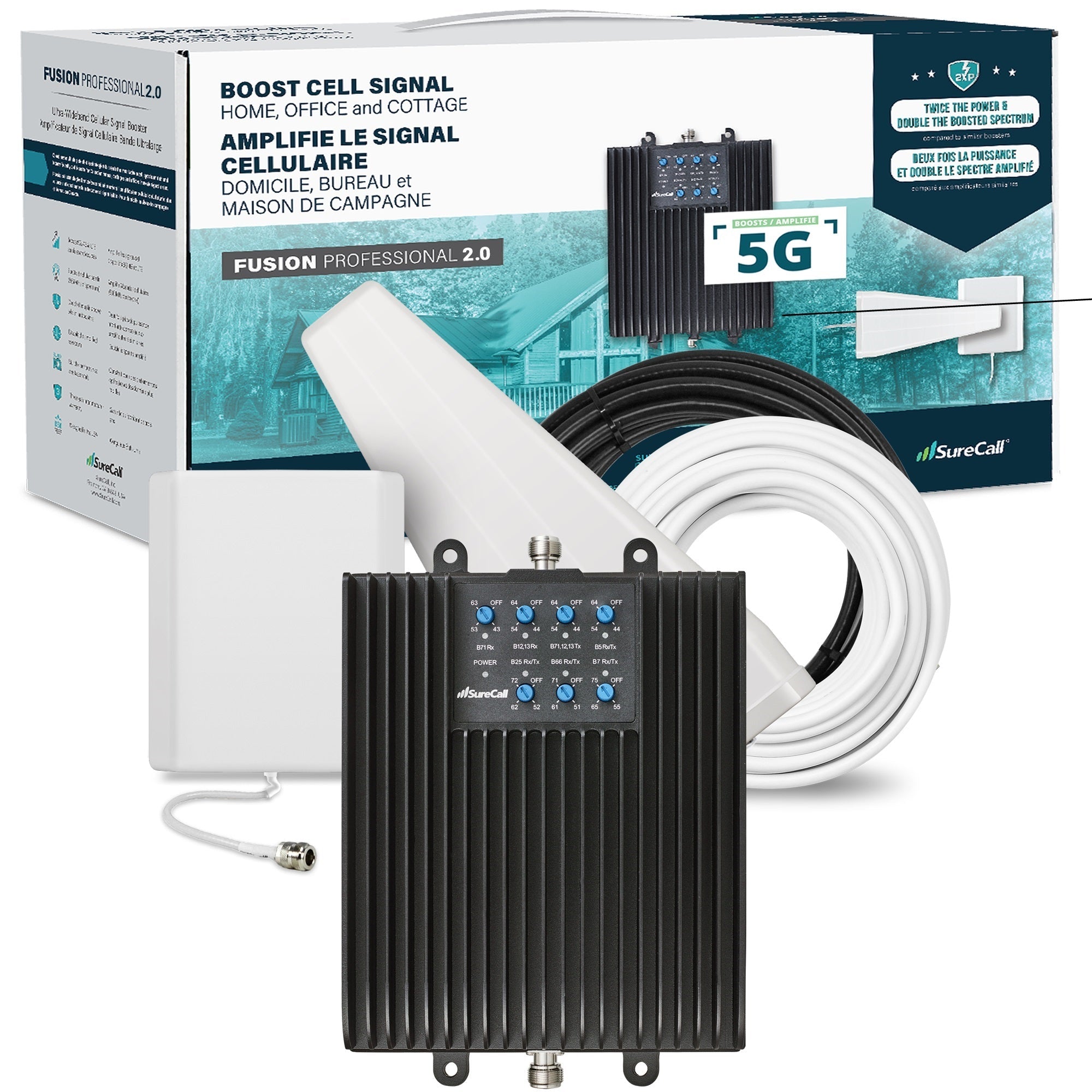 SureCall Fusion Professional 2 Cell Phone Signal Booster