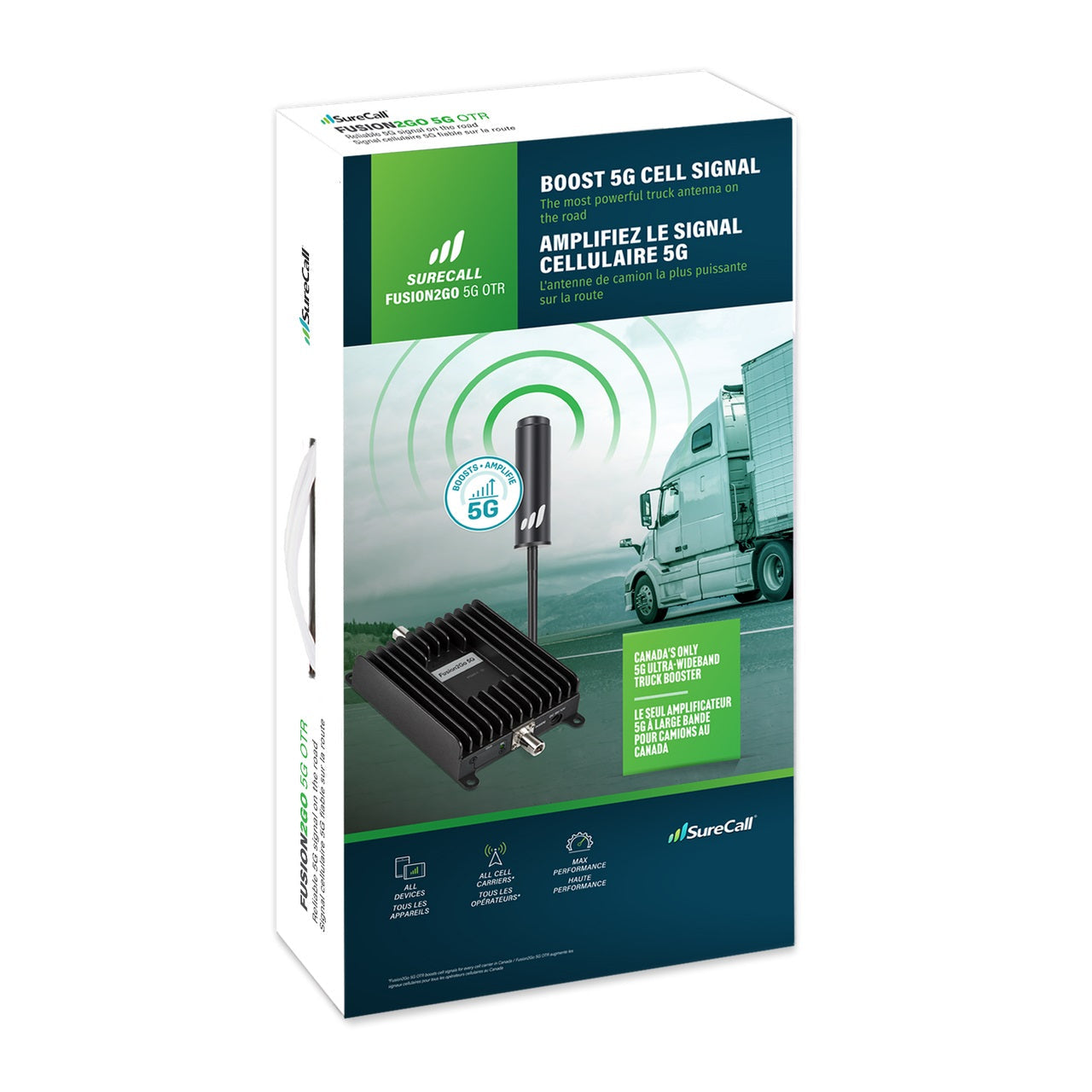 SureCall High-Performance 5G Ultra-Wideband Phone Signal Booster