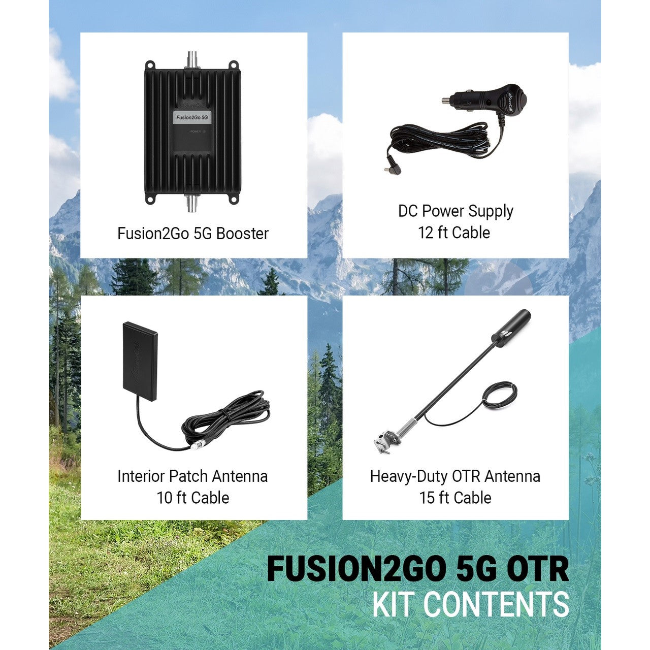 SureCall High-Performance 5G Ultra-Wideband Phone Signal Booster
