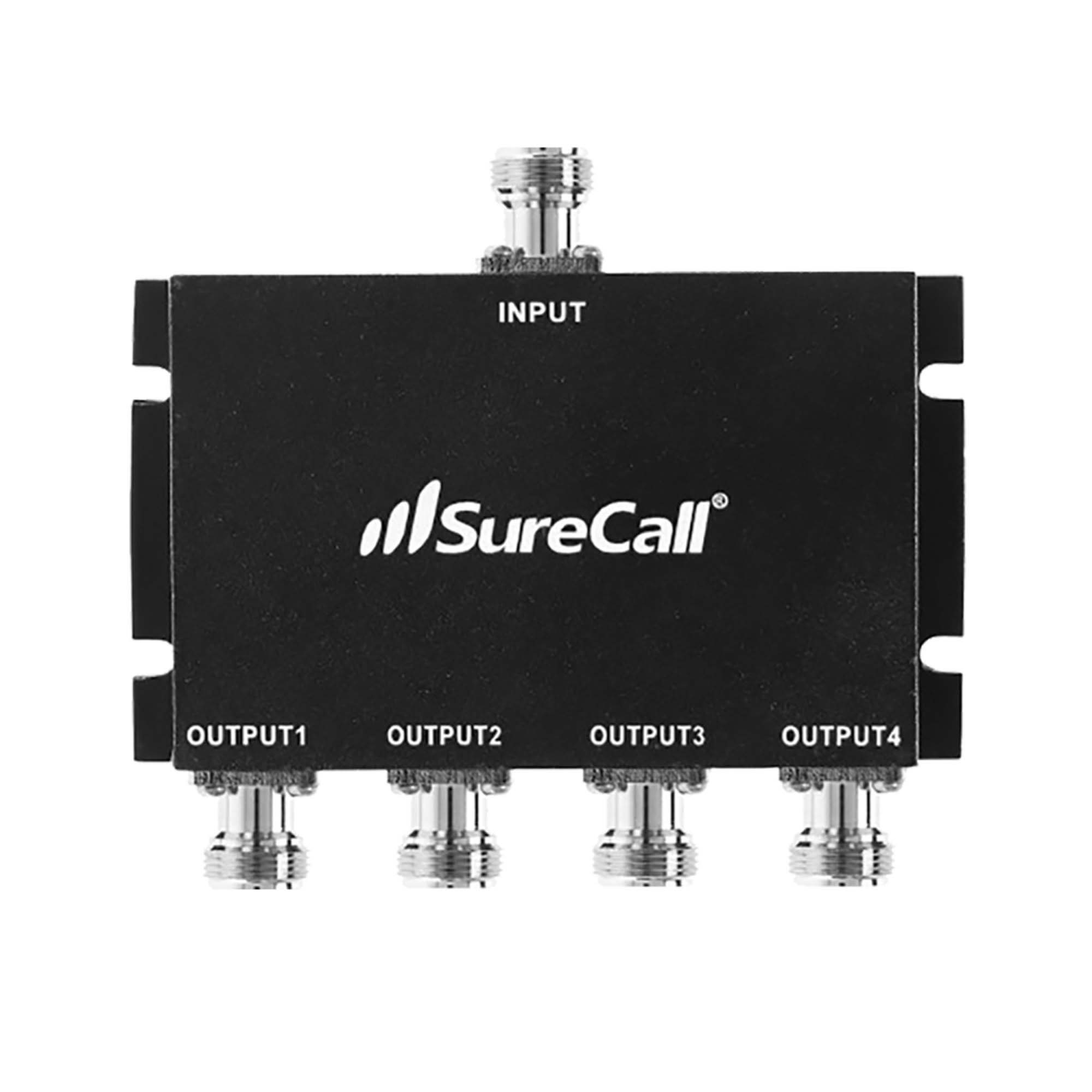 SureCall 5G Wide Band Bi-Directional 4 Way Splitter