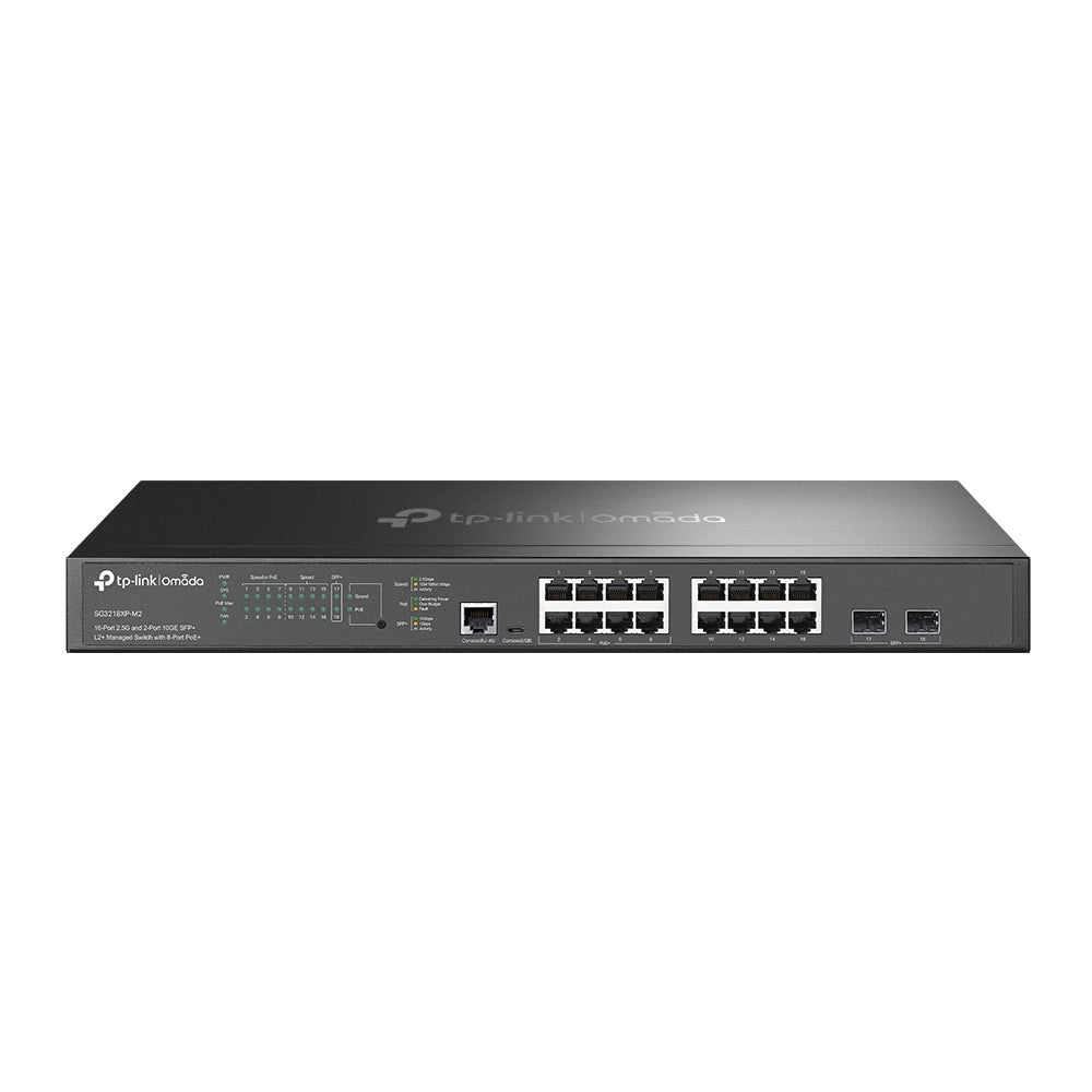 TP-Link Omada 2.5G and 10GE SFP+ L2+ Rack Mountable Managed Switch