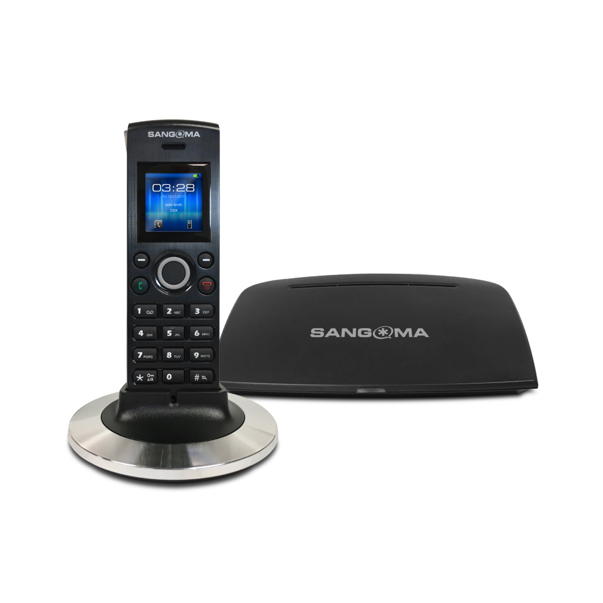 Sangoma D10M Handset and DB20N Base Station Combo
