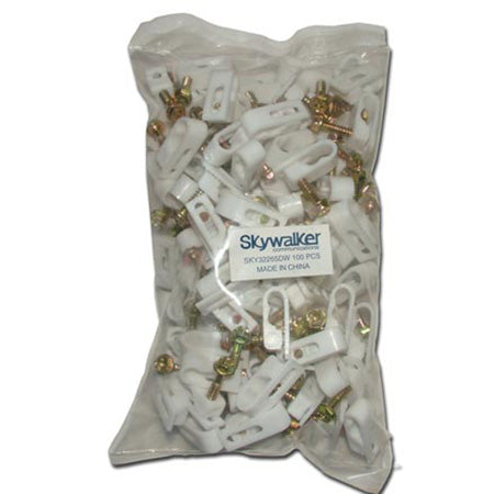 TDL Signature Series Dual Flexible Clips with 7/8" Screw - 100-pack