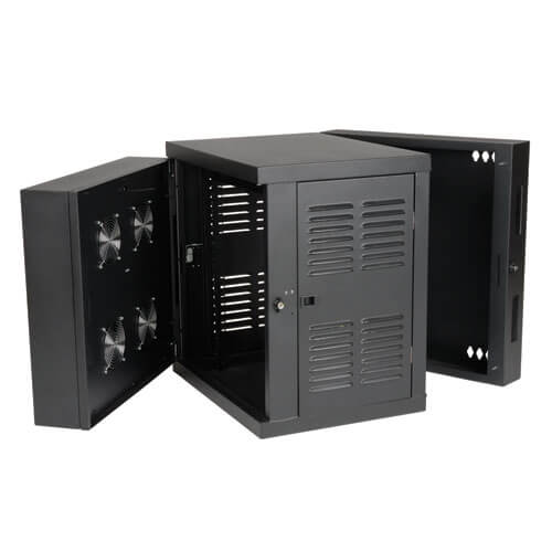 Tripp Lite SmartRack 12U Switch-Depth Wall-Mount Rack Enclosure