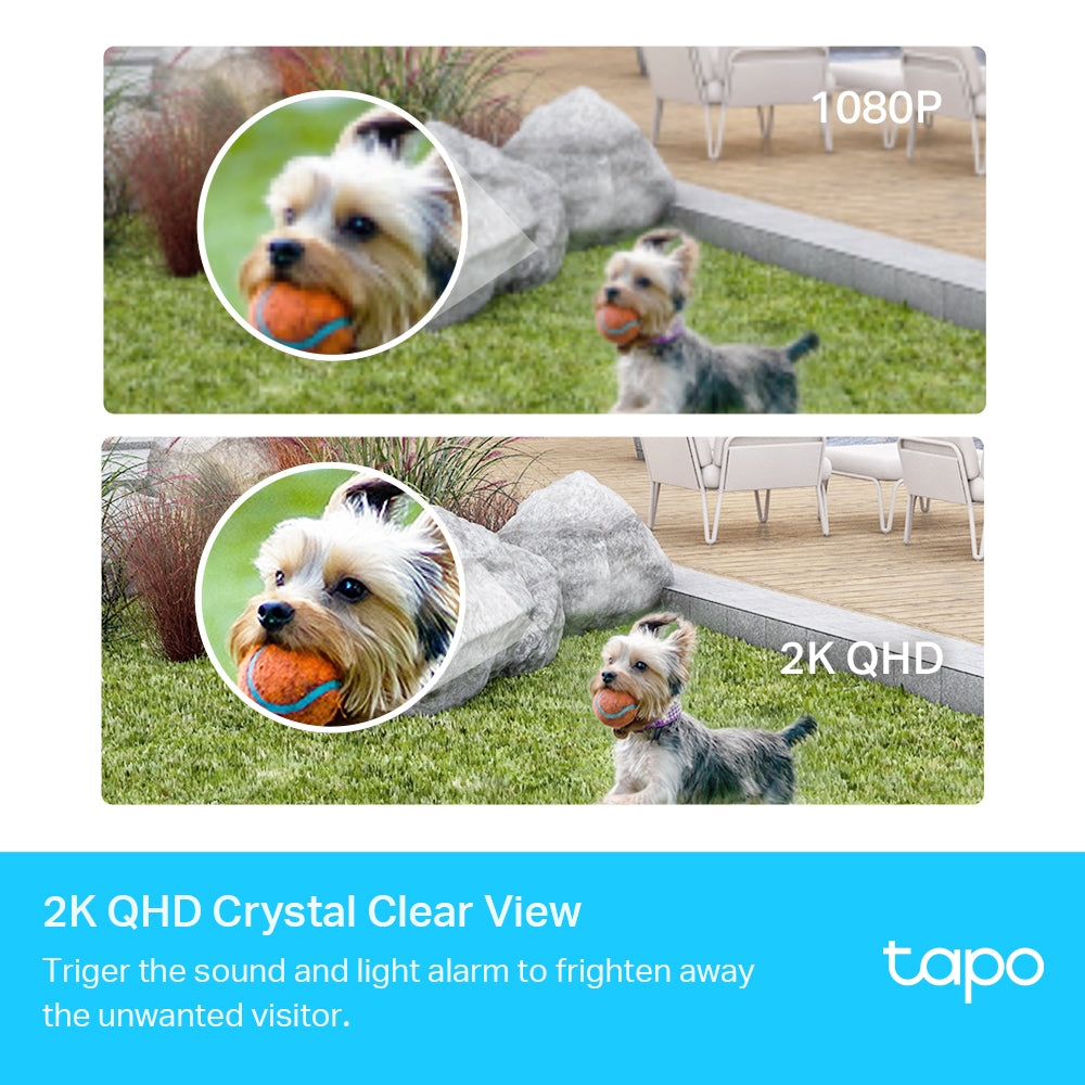 TP-Link Tapo 2K QHD Smart Wire-Free Add-On Security Camera