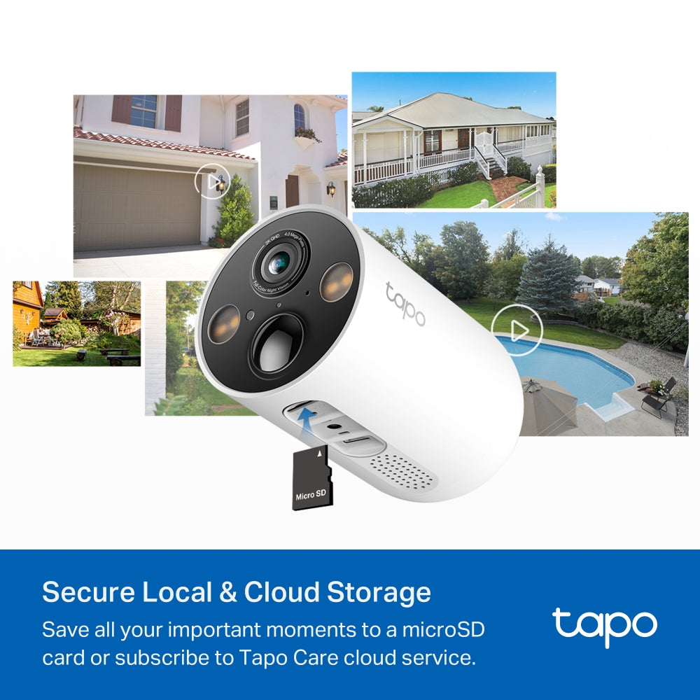 TP-Link Tapo Solar-Powered 2K QHD Security Camera Kit
