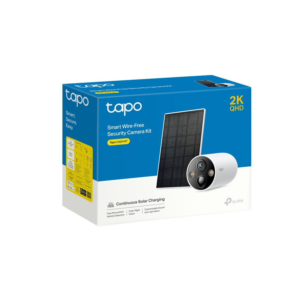 TP-Link Tapo Solar-Powered 2K QHD Security Camera Kit