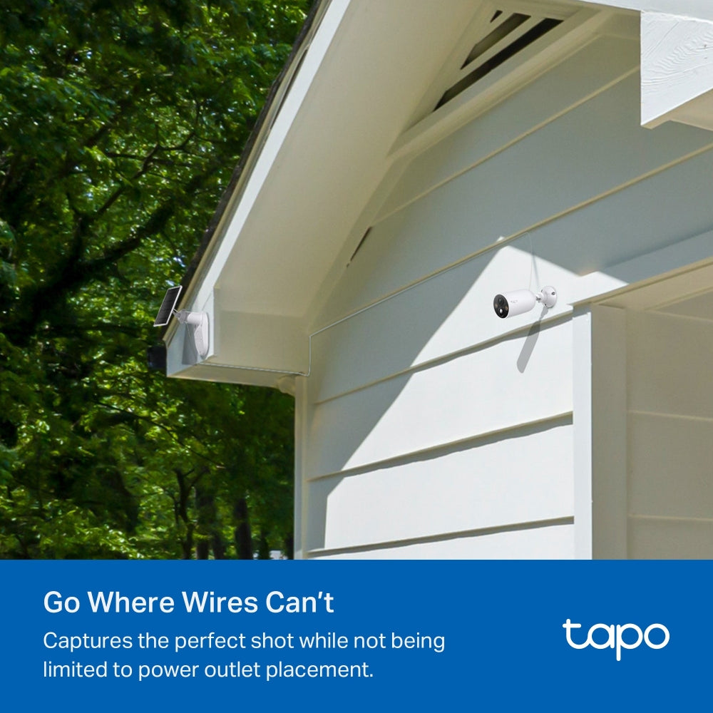 TP-Link Tapo Solar-Powered 2K QHD Security Camera Kit