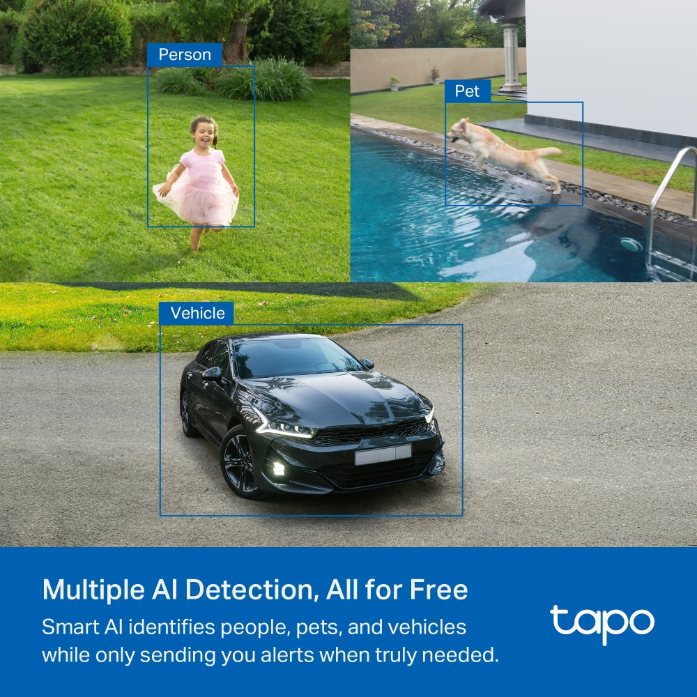 TP-Link Tapo Solar-Powered 2K QHD Security Camera Kit