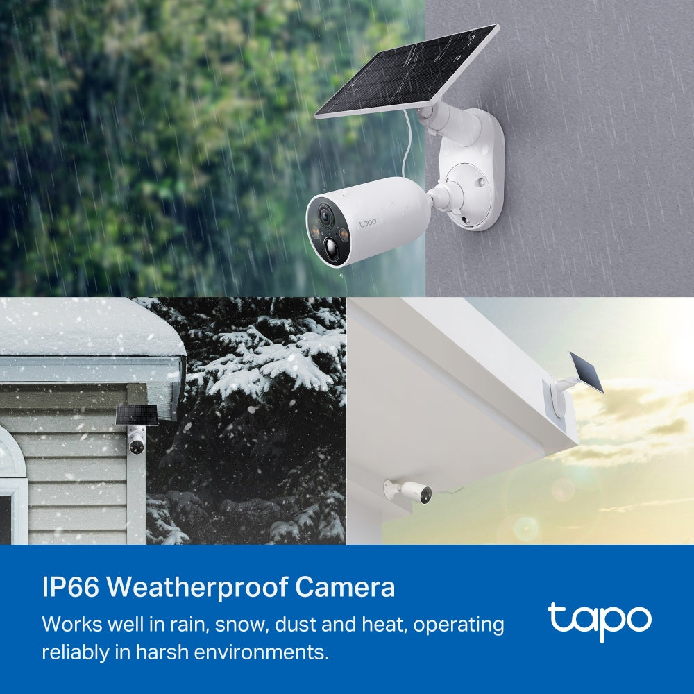 TP-Link Tapo Solar-Powered 2K QHD Security Camera Kit