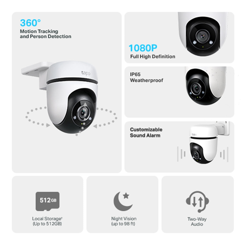 TP-Link Tapo 1080p Outdoor Security Wi-Fi Camera