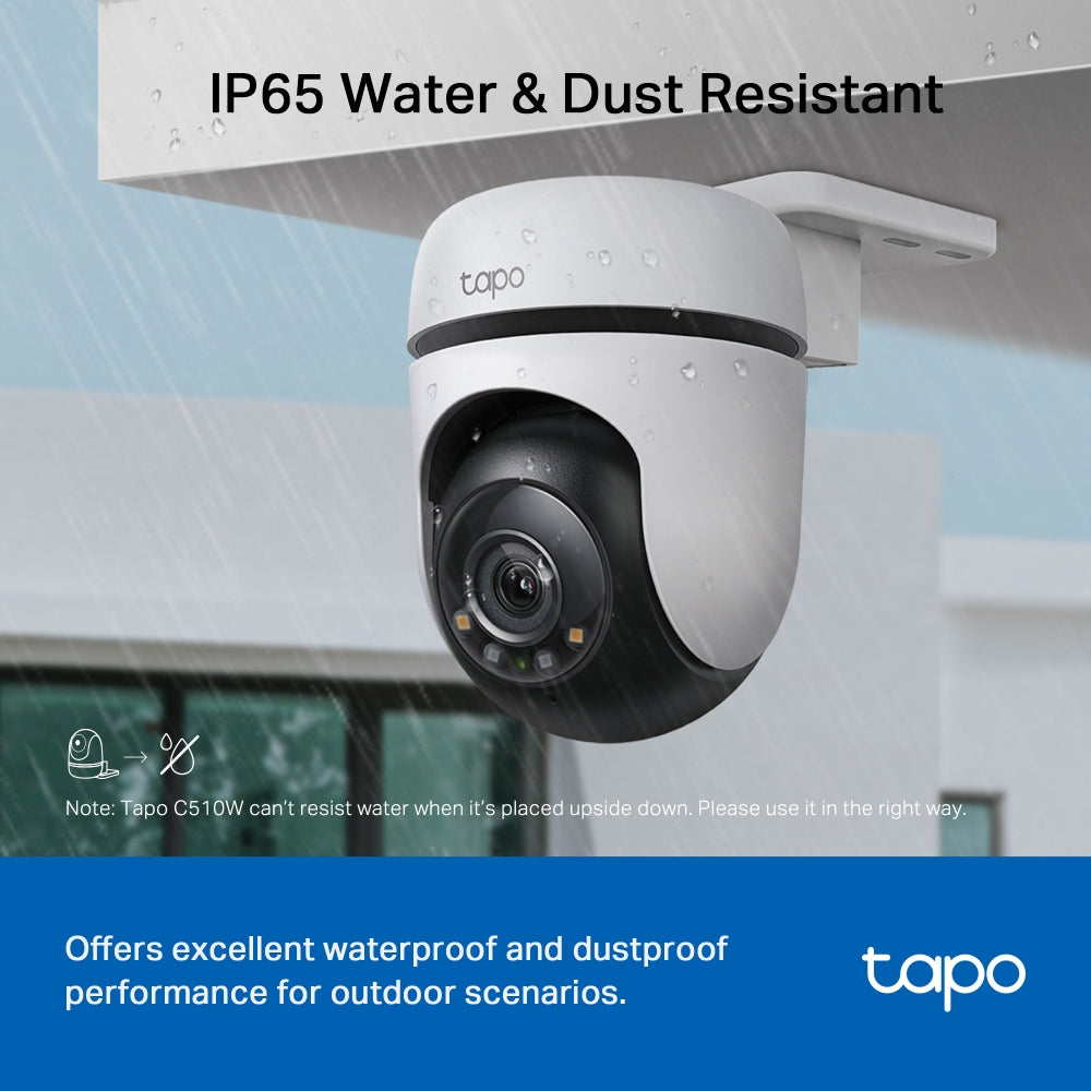 TP-Link Tapo Outdoor 2K Pan/Tilt Security Wi-Fi Camera