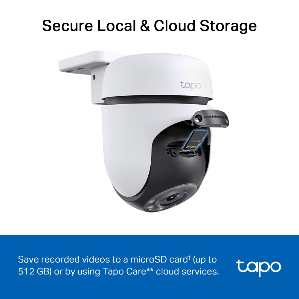 TP-Link Tapo Outdoor 2K Pan/Tilt Security Wi-Fi Camera