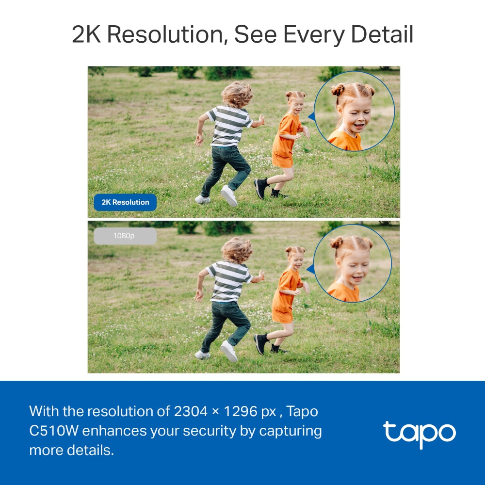 TP-Link Tapo Outdoor 2K Pan/Tilt Security Wi-Fi Camera