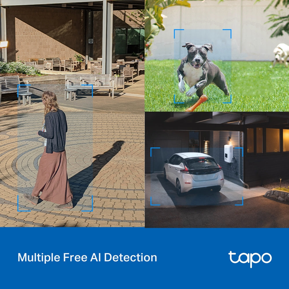 TP-Link Tapo Outdoor 2K QHD Pan/Tilt Security Wi-Fi Camera
