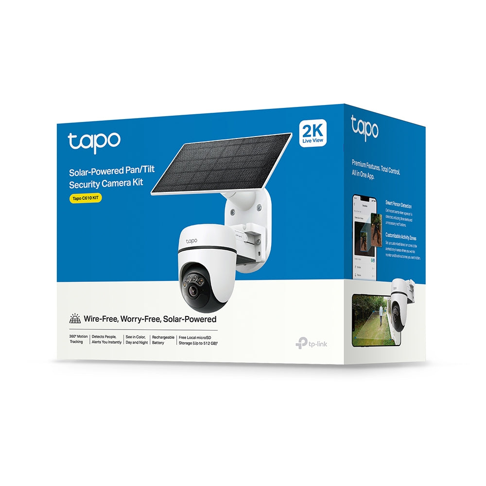 TP-Link Tapo Solar-Powered Pan/Tilt Security Camera Kit
