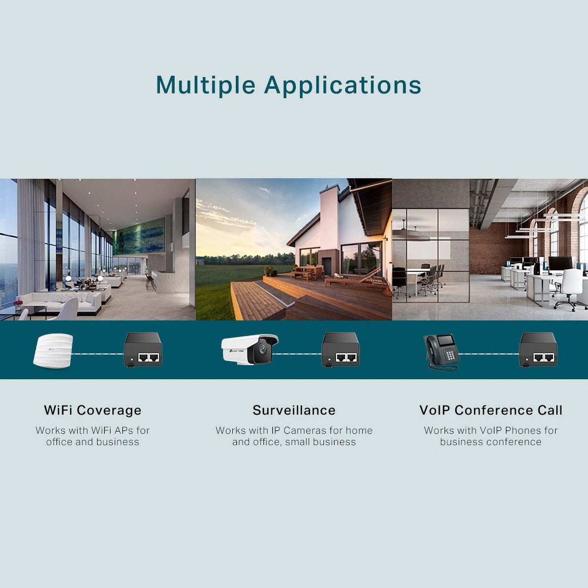TP-Link Port PoE+ Injector Adapter