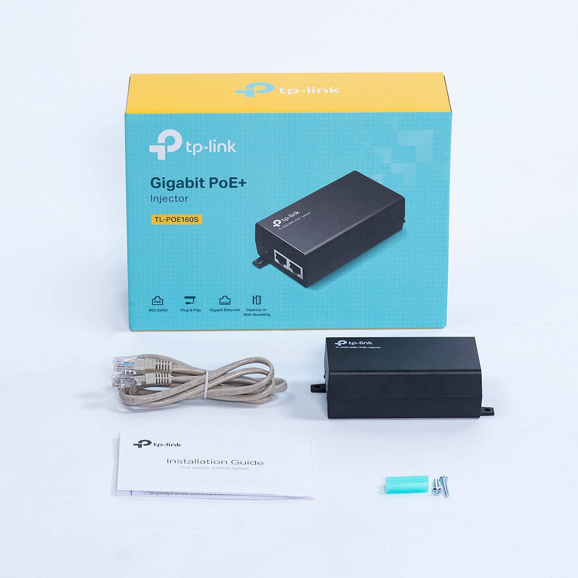TP-Link Port PoE+ Injector Adapter
