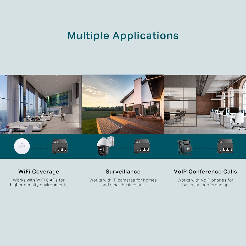 TP-Link 2.5G PoE+ Injector Adapter