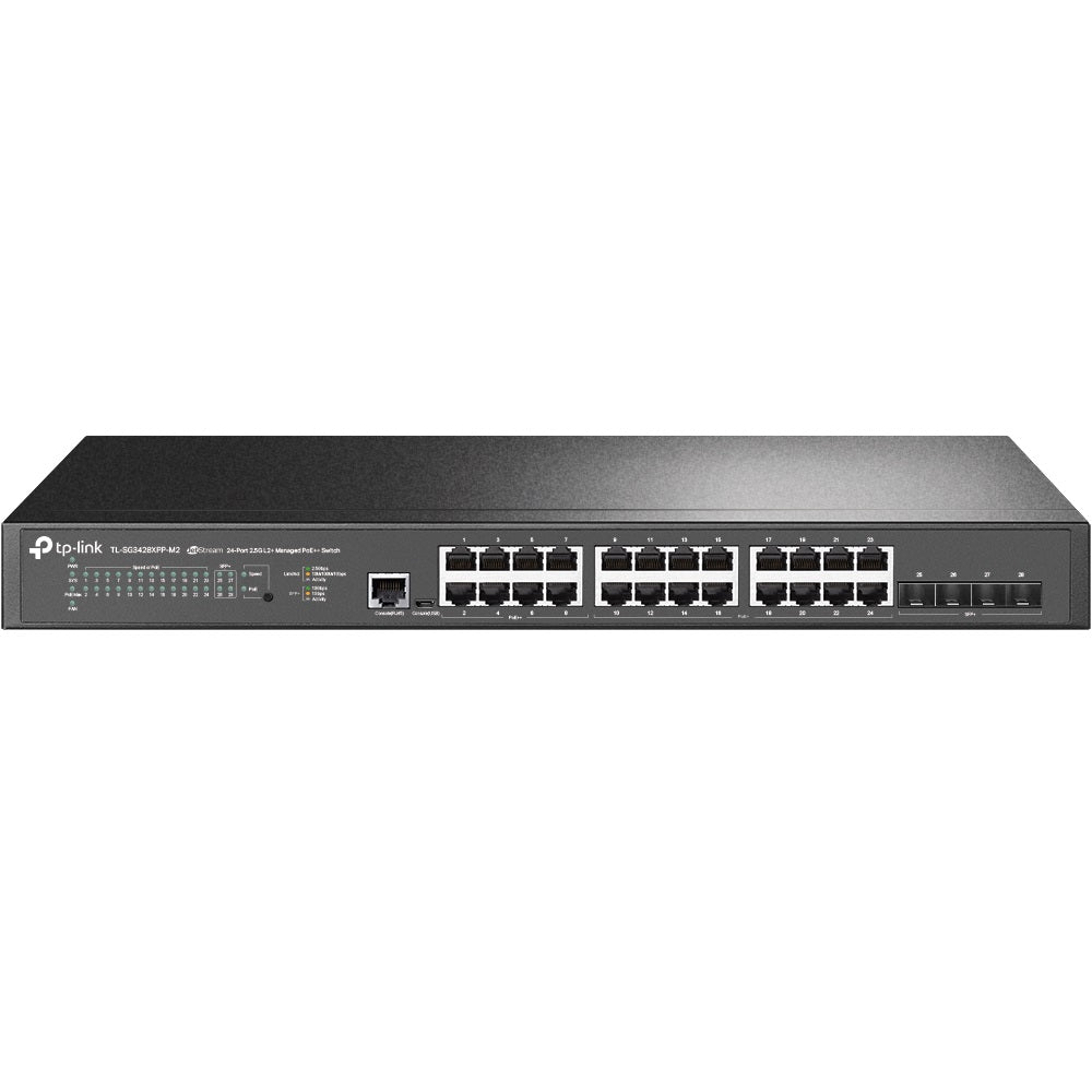 TP-Link JetStream 2.5GBASE-T and 10GE SFP+ L2+ Rack Mountable Managed Switch