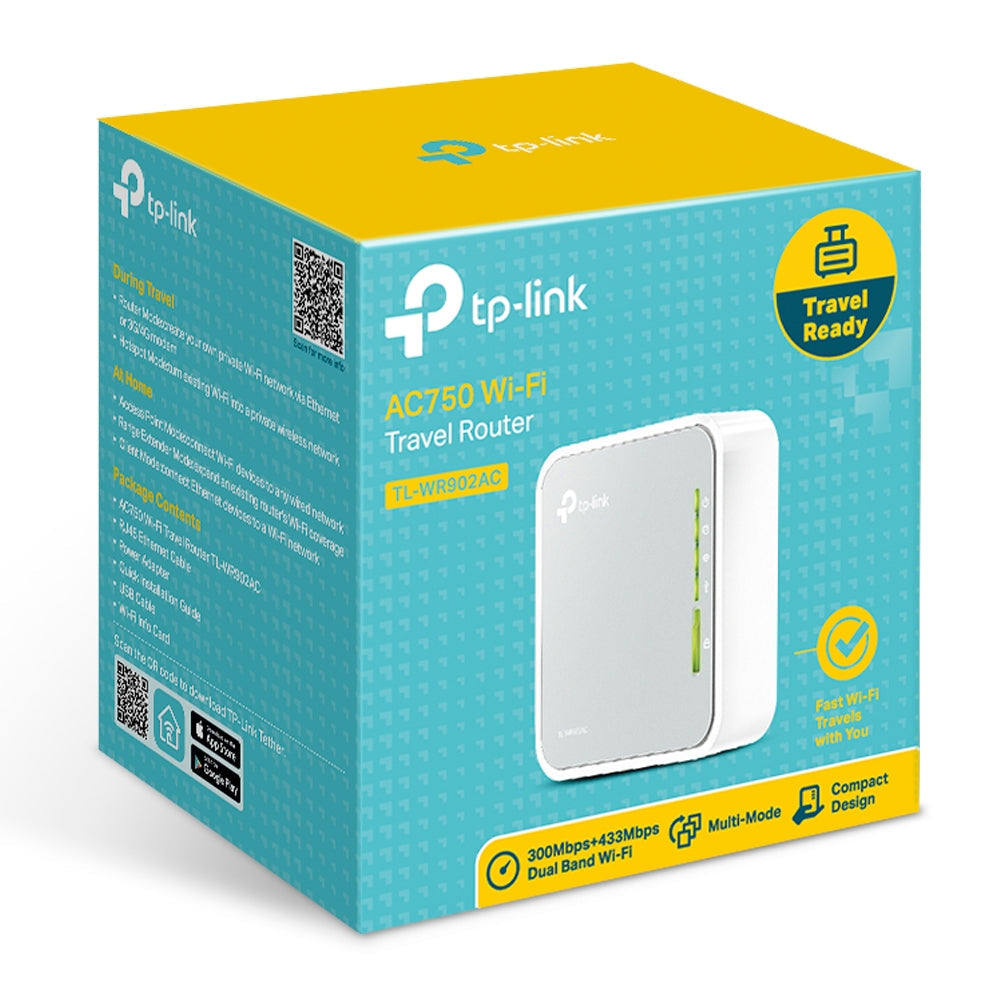 TP-Link AC750 Mini Pocket-Size Wireless Travel Router