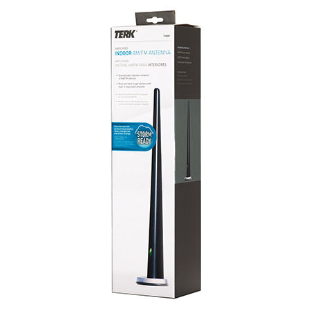 TERK Indoor Amplified AM/FM Stereo Omni Directional Antenna