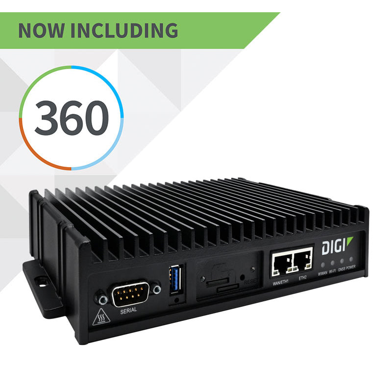 Digi TX40 5G/LTE+WiFi6 Intelligent Communications Hub for Public Safety vehicles w/GNSS-Dead Reckoning