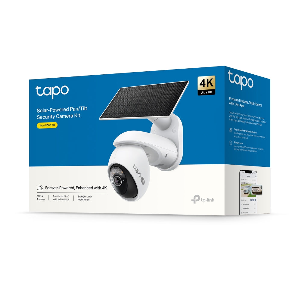 TP-Link Tapo Solar-Powered 4K Security Camera Kit
