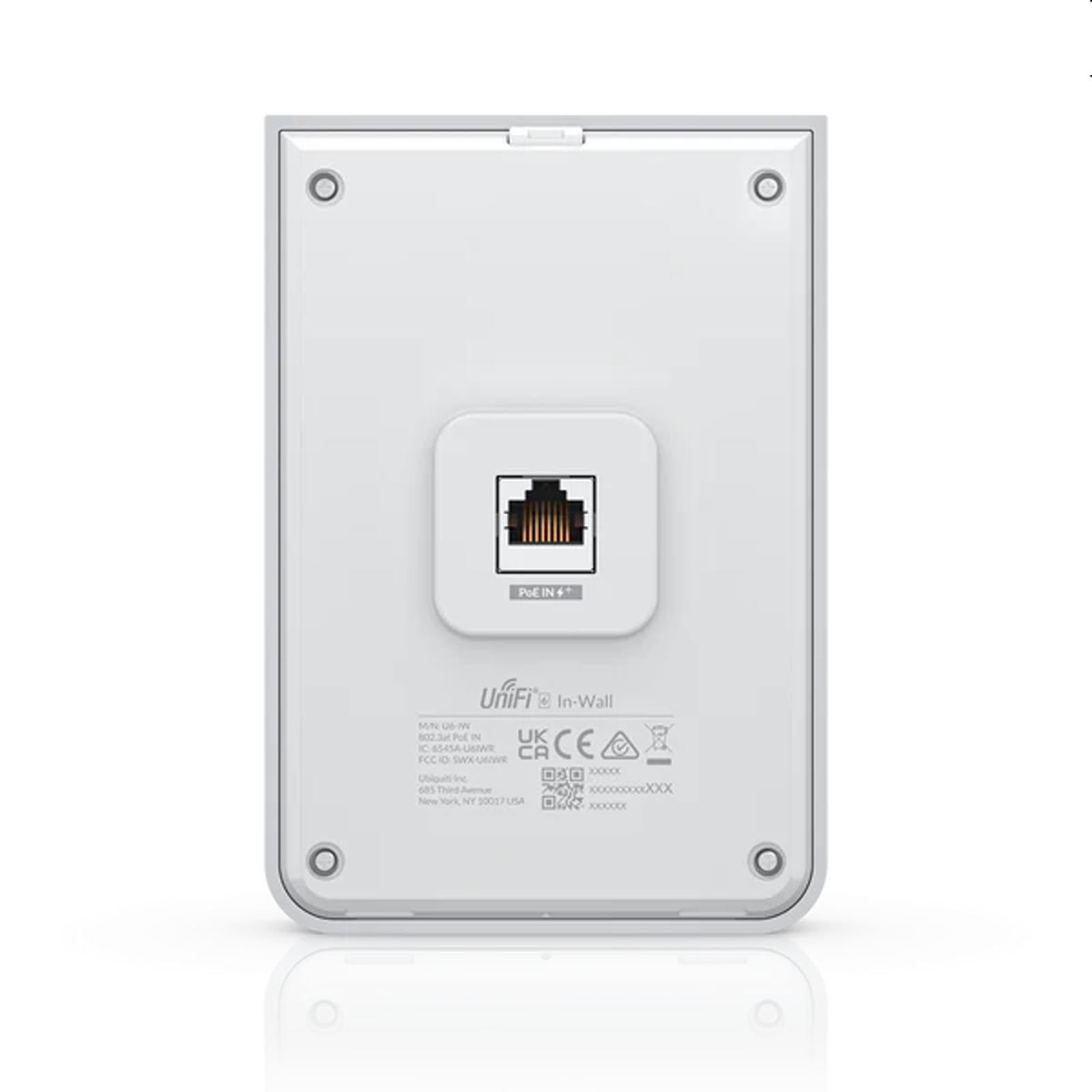 Ubiquiti U6-IW U6 Access Point Wi-Fi 6 In-Wall