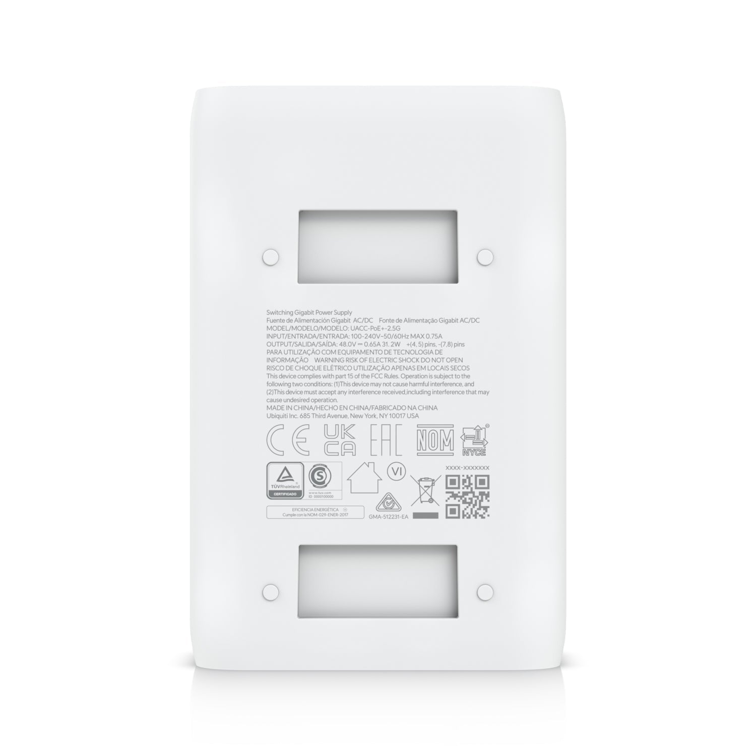 Ubiquiti UACC-PoE+-2.5G UniFi 2.5G PoE+ Adapter 30W