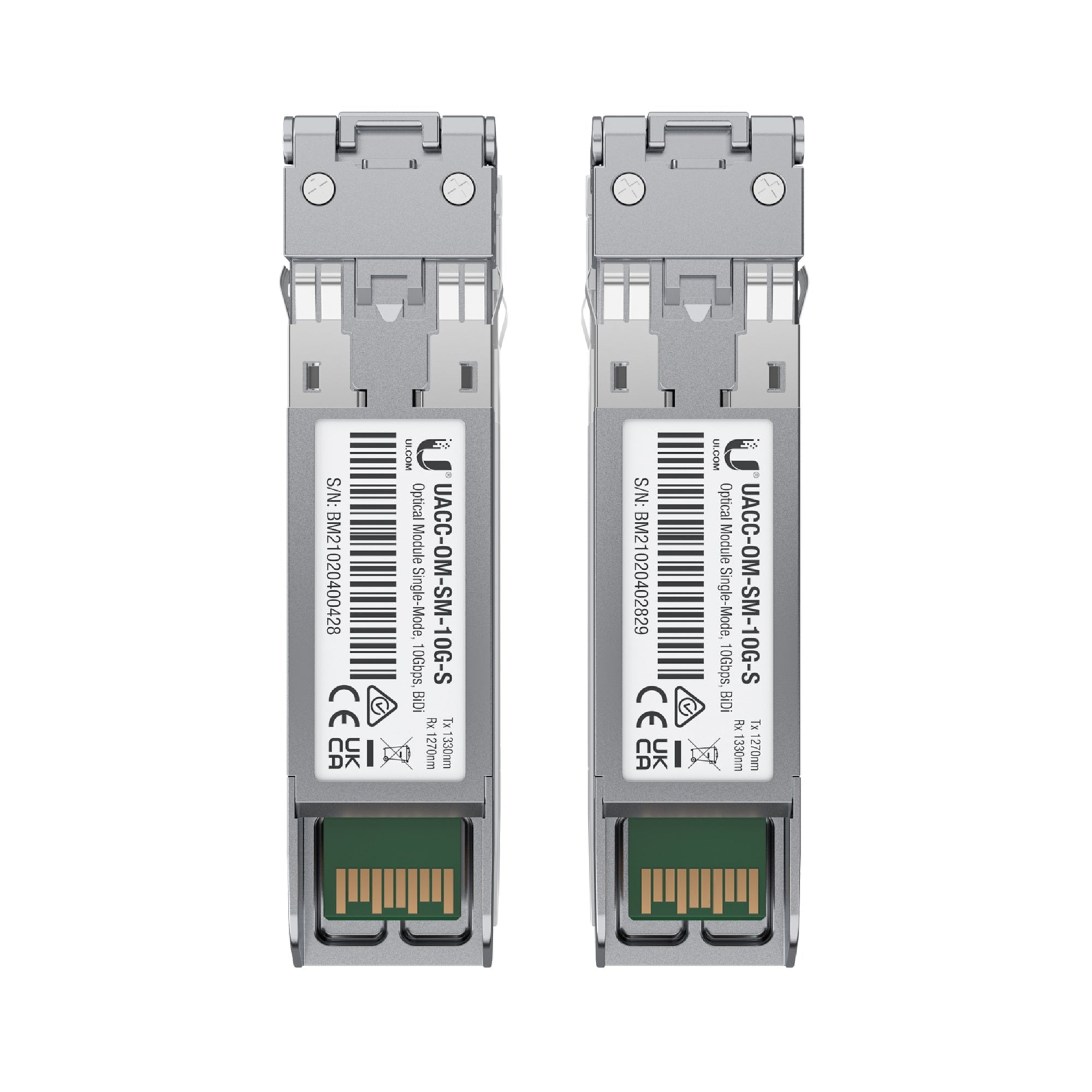 Ubiquiti UACCOMSM10GS2 10 Gbps Fiber Transceiver Module