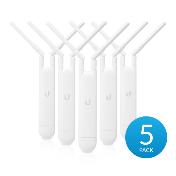 Ubiquiti UAP-AC-M-5 UniFi Wi-Fi 5 Mesh Indoor/Outdoor 2.4/5GHz AP - 5-pack