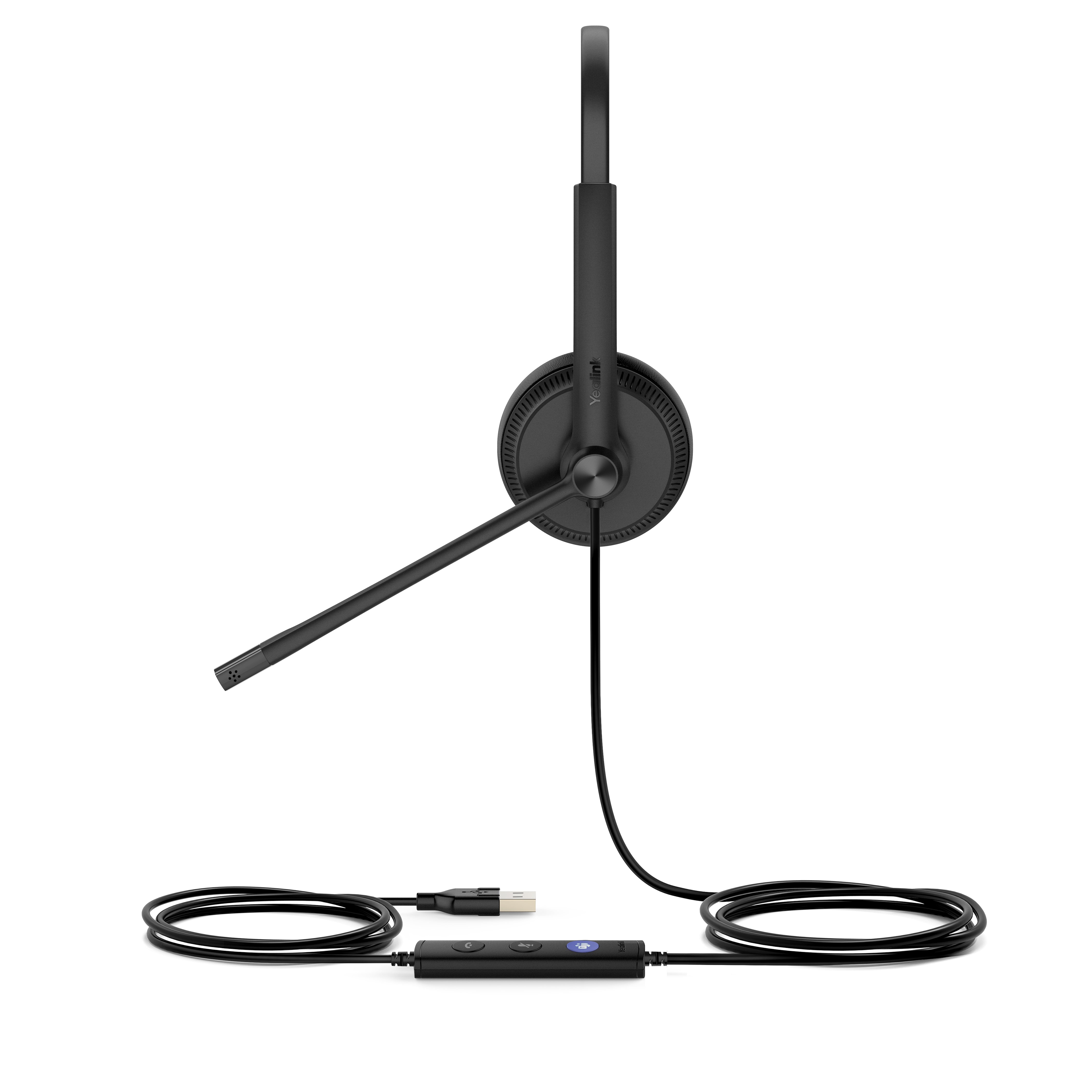 Yealink UH34 Wired Headset - Dual - Teams - USBA