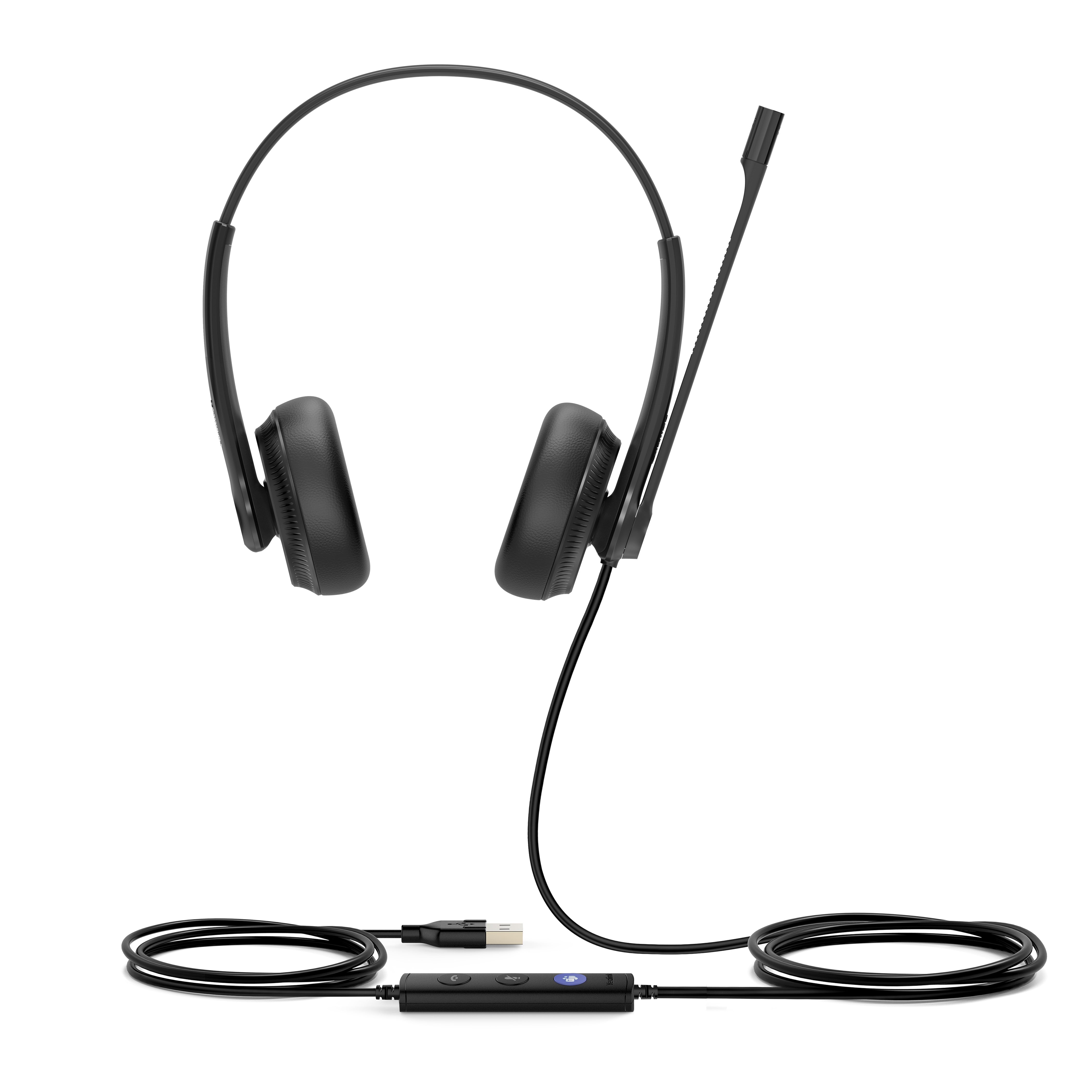 Yealink UH34 Wired Headset - Dual - Teams - USBA