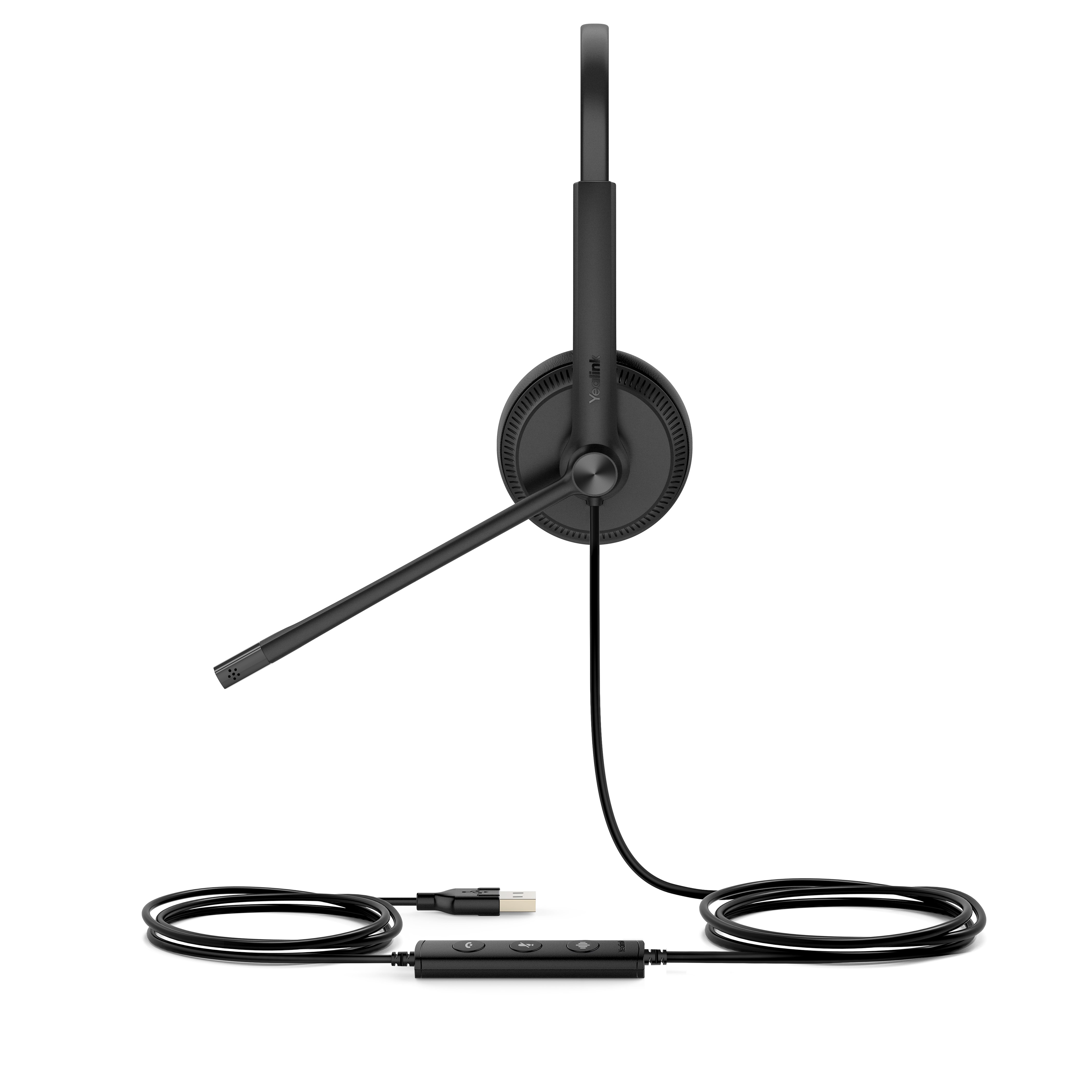 Yealink UH34 Wired Dual Headset - Dual - UC - USBA