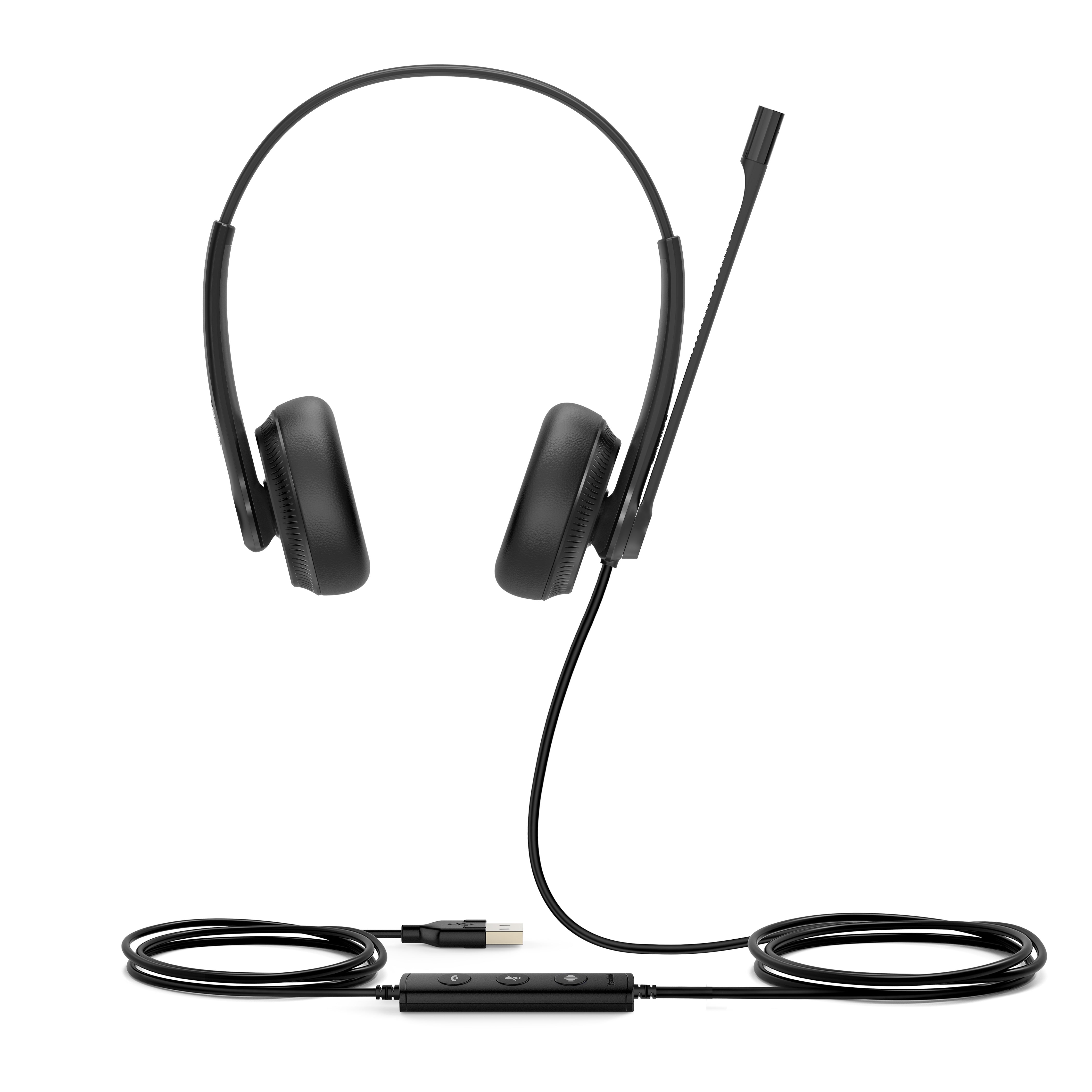 Yealink UH34 Wired Dual Headset - Dual - UC - USBA