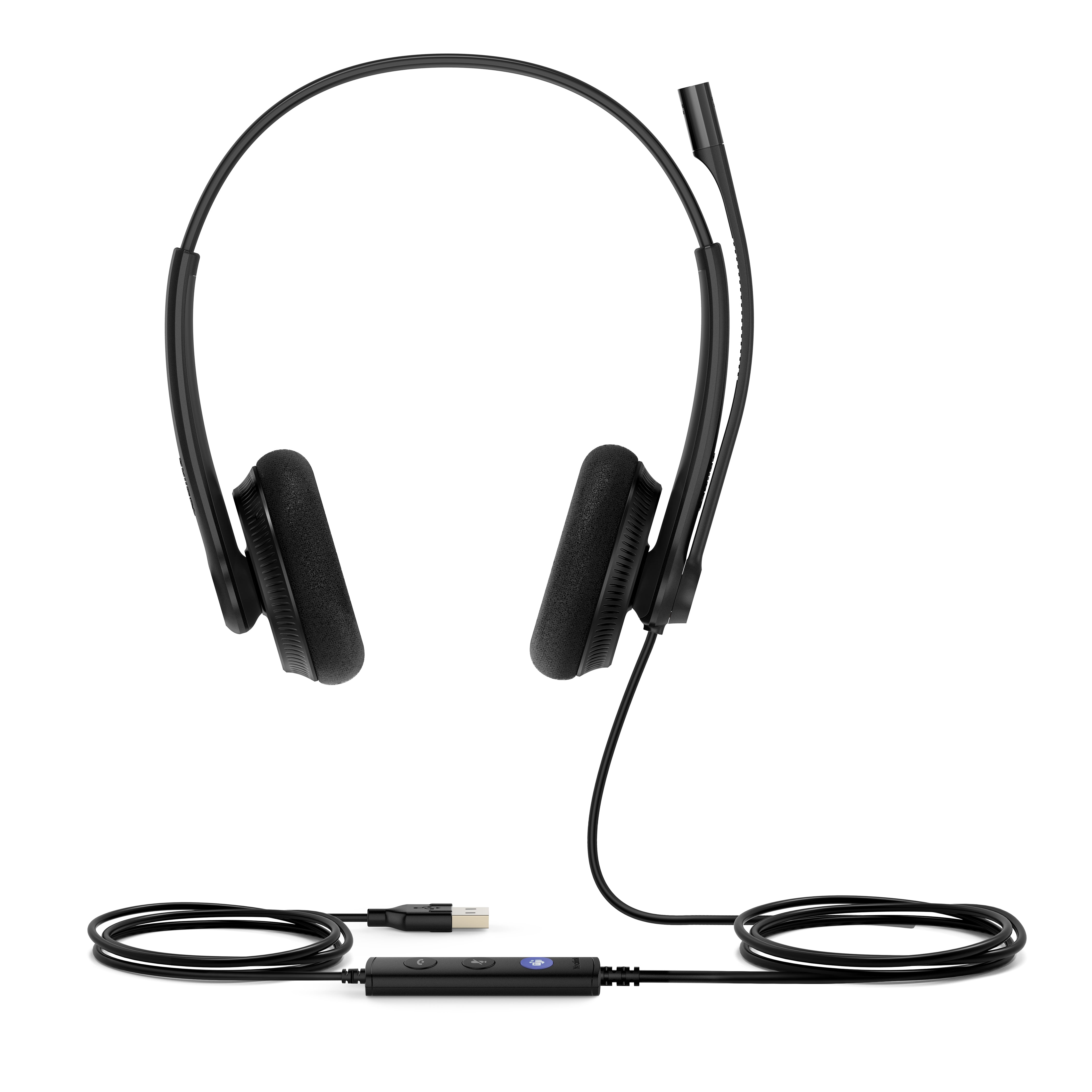 Yealink UH34 Lite Wired Dual Headset - Dual - Teams - USBA