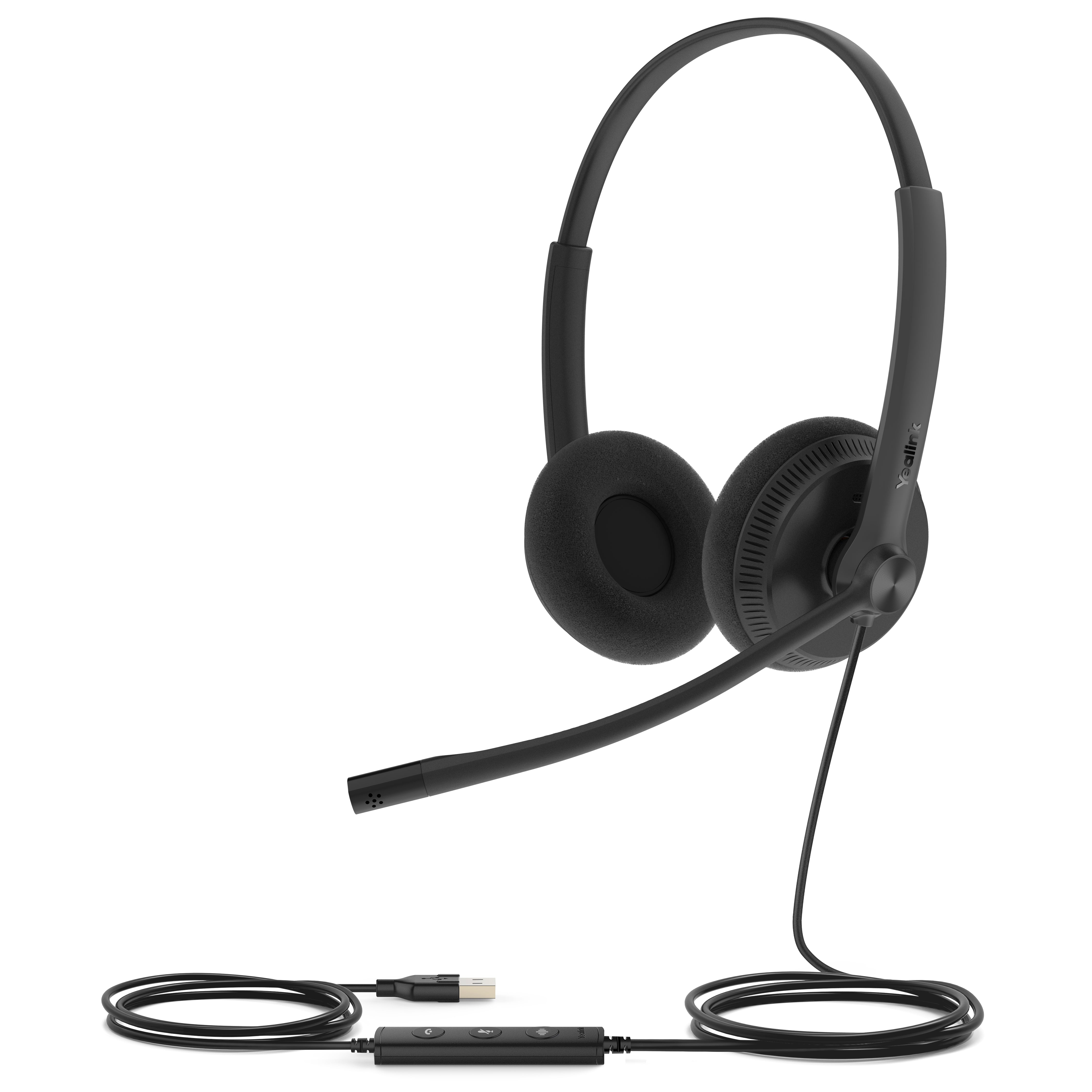 Yealink UH34 Lite Wired Dual Headset - Dual - UC - USBA