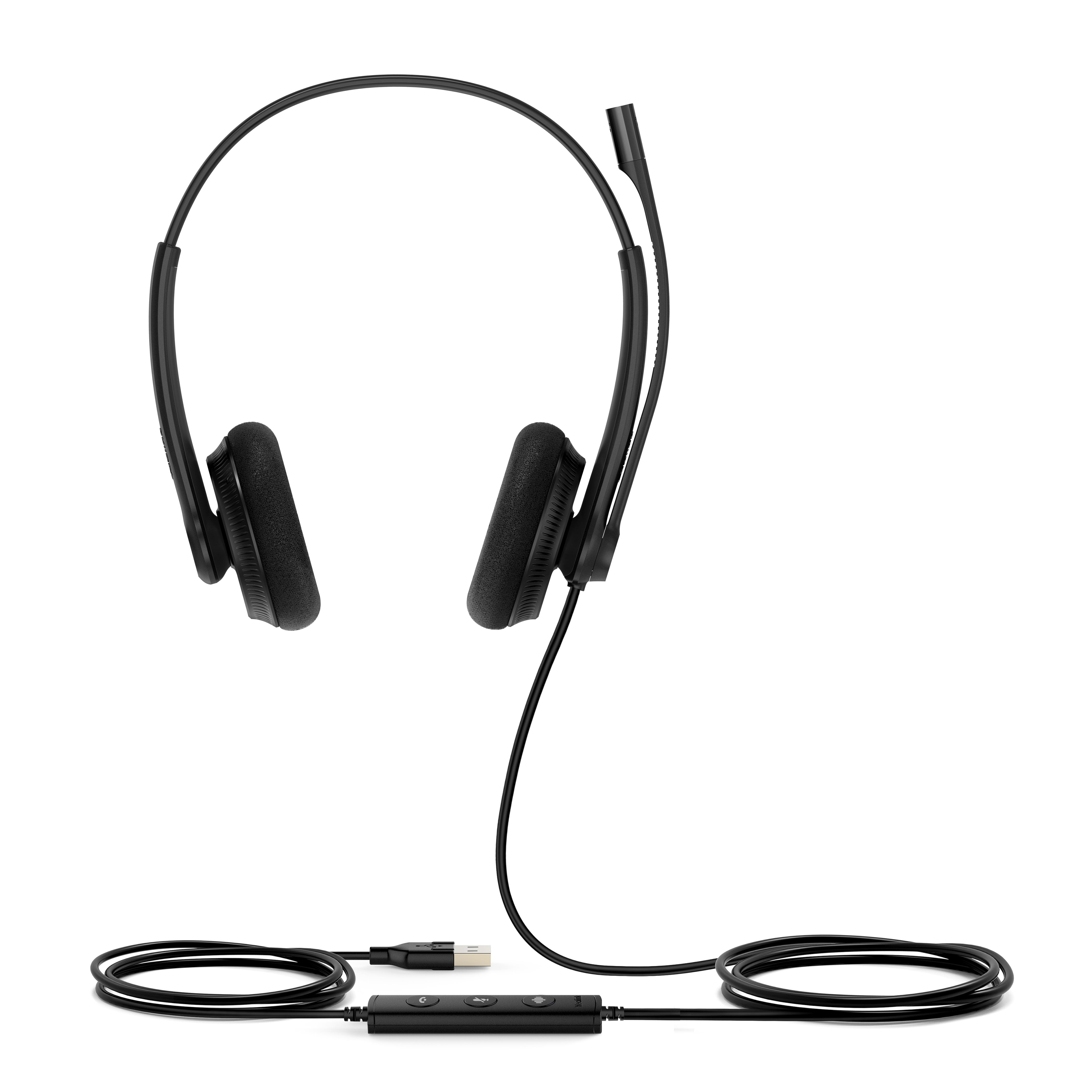 Yealink UH34 Lite Wired Dual Headset - Dual - UC - USBA