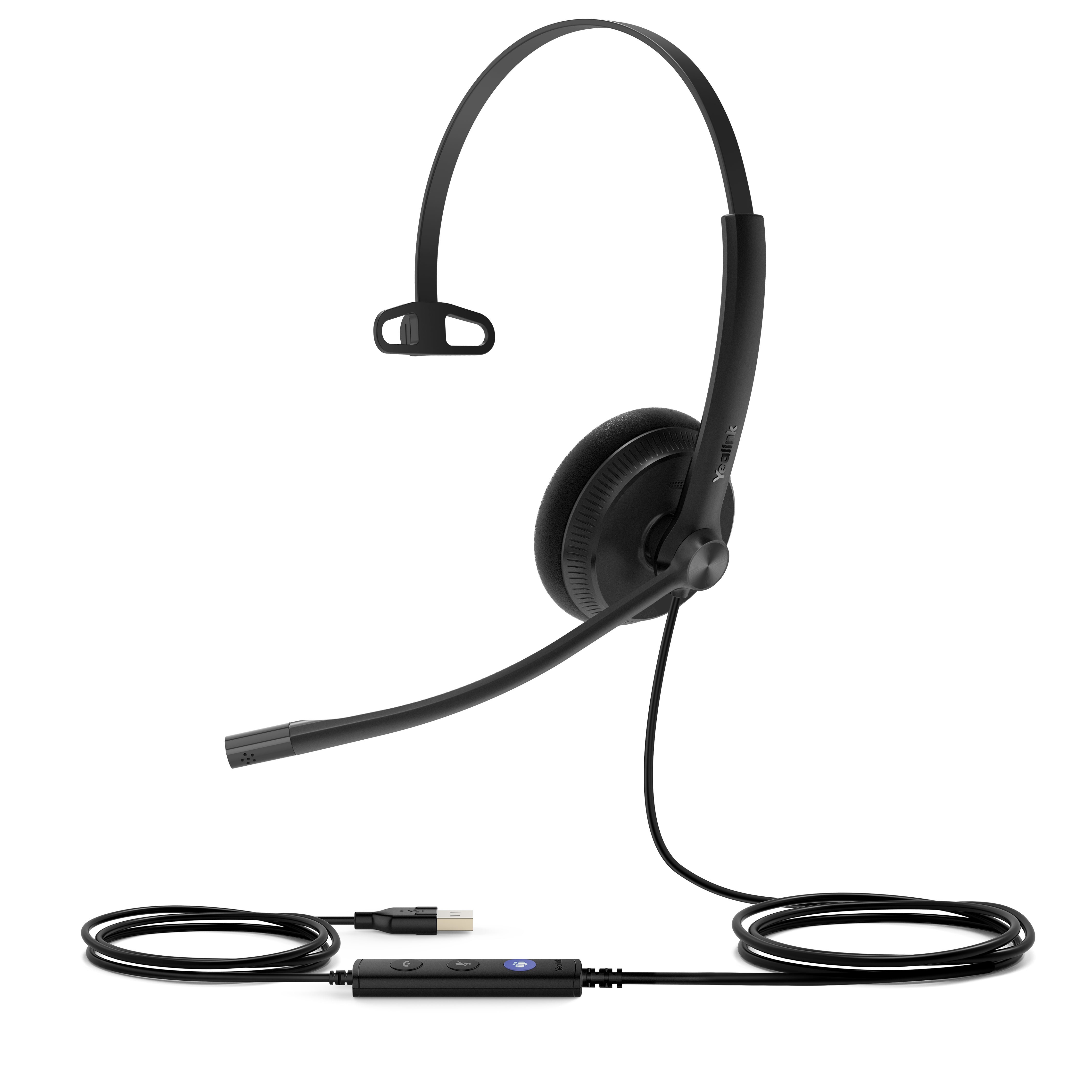 Yealink UH34 Lite Wired Dual Headset - Mono - Teams - USBA