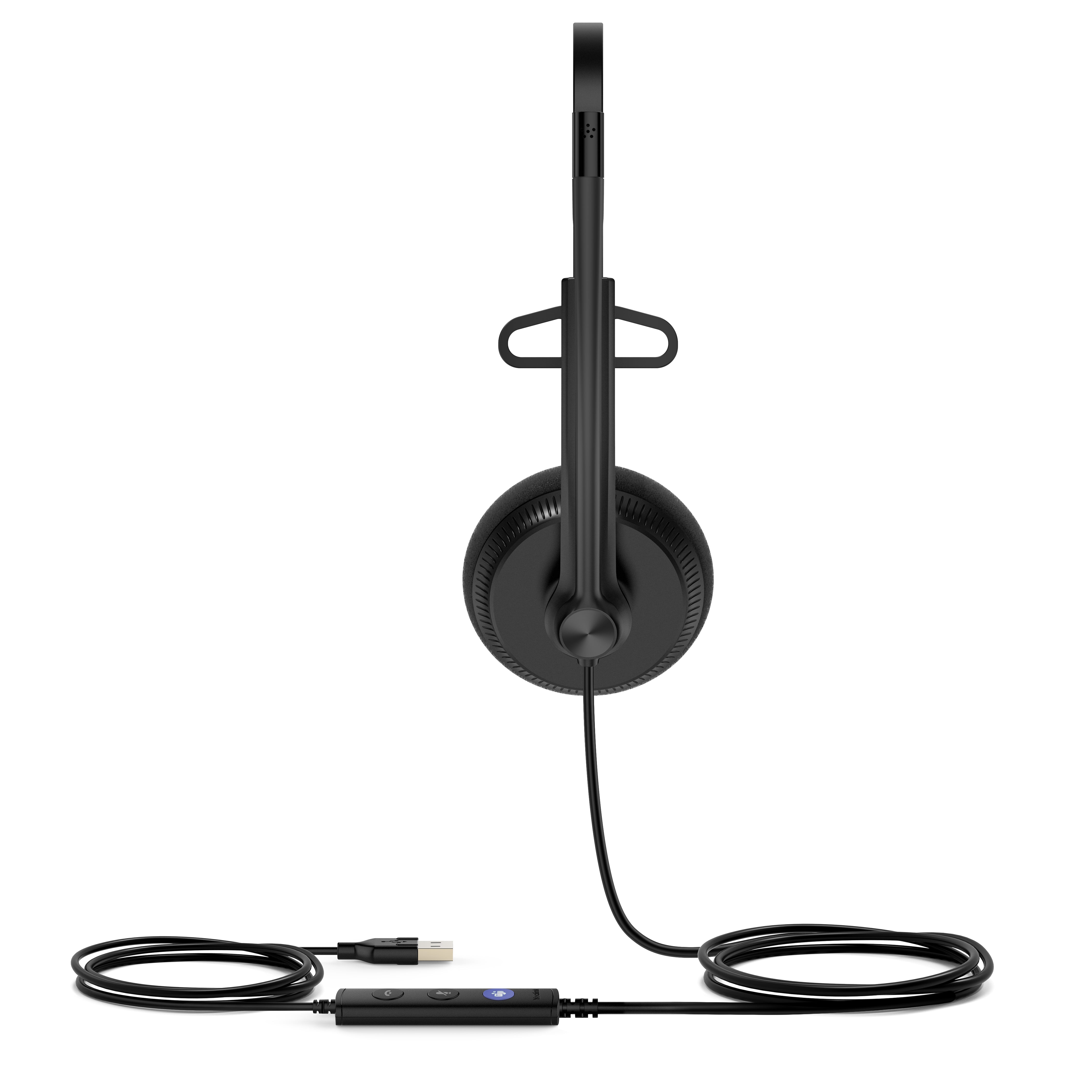 Yealink UH34 Lite Wired Dual Headset - Mono - Teams - USBA