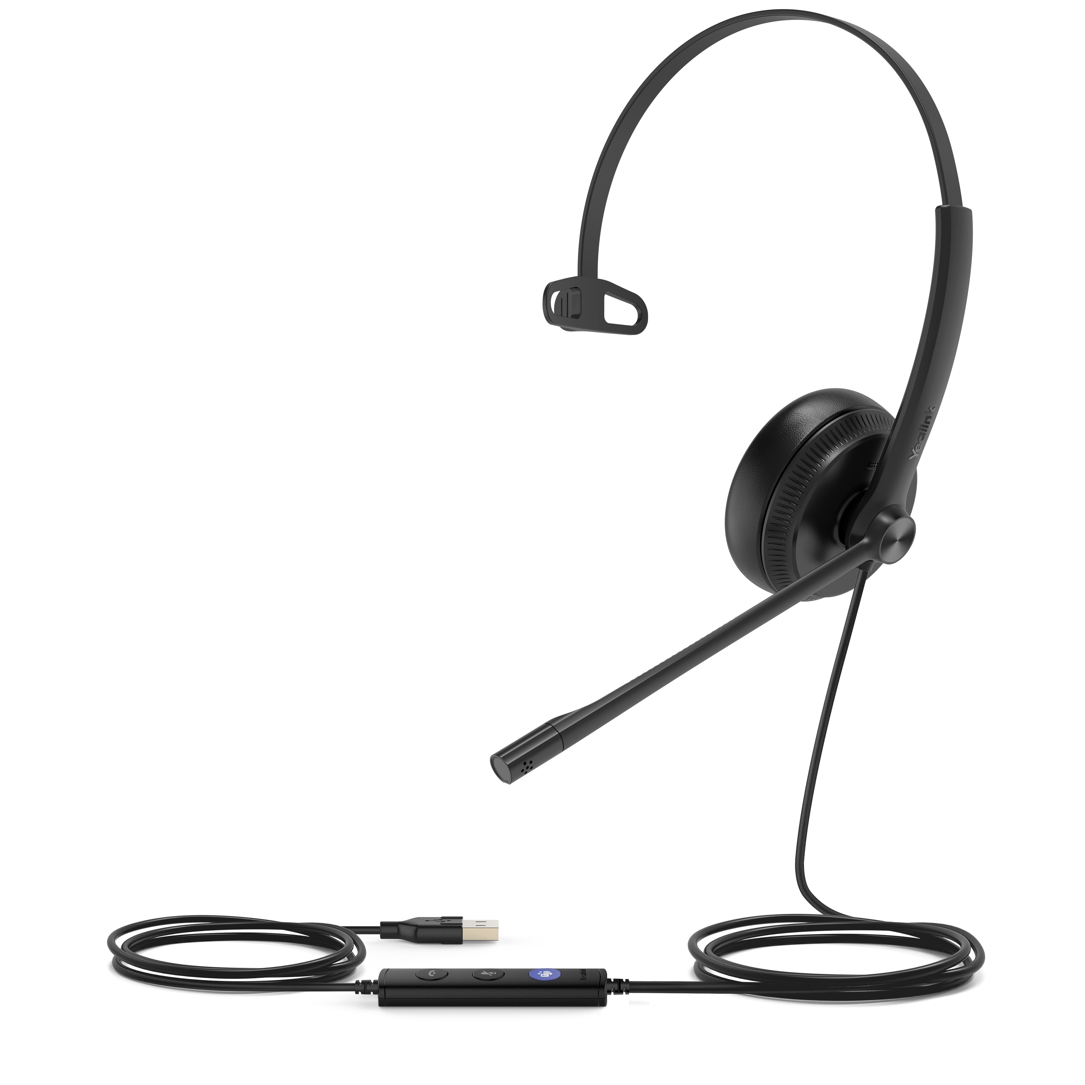 Yealink UH34 Wired Dual Headset - Mono - Teams - USBA
