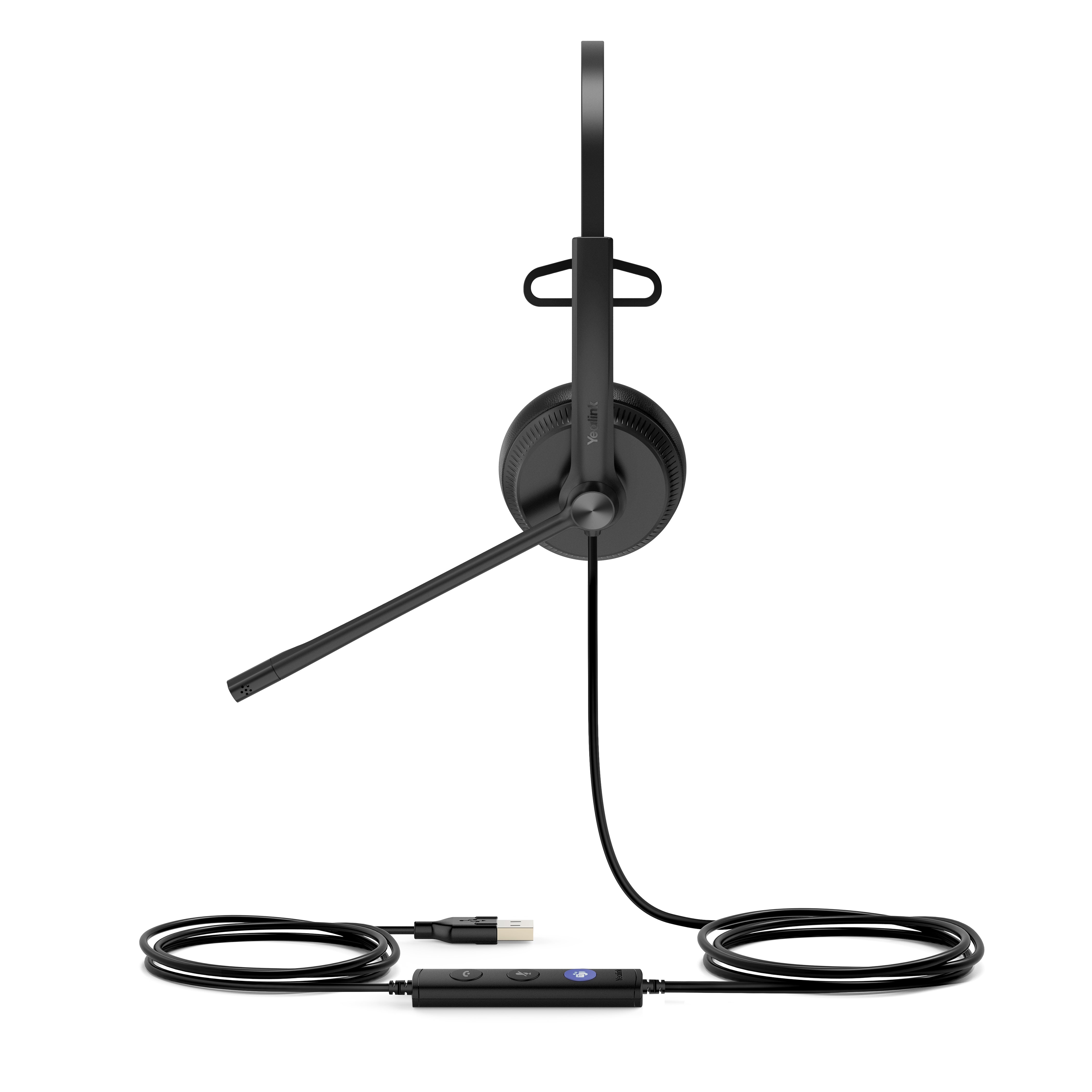 Yealink UH34 Wired Dual Headset - Mono - Teams - USBA