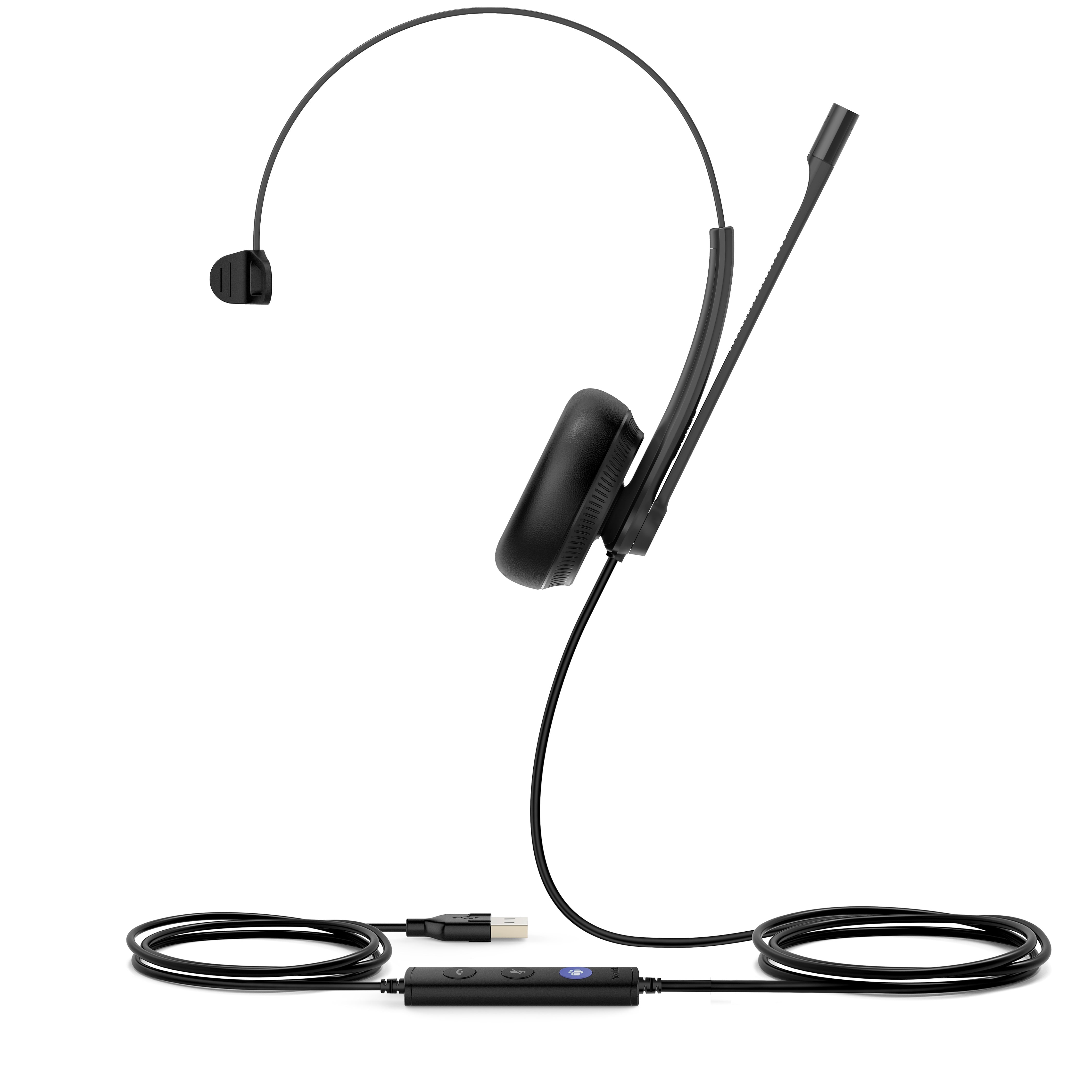 Yealink UH34 Wired Dual Headset - Mono - Teams - USBA